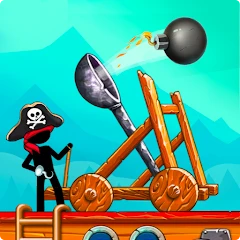 The Catapult: Stickman Pirates Mod APK